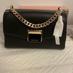 NWT Michael Kors Lita Small Leather Crossbody Bag